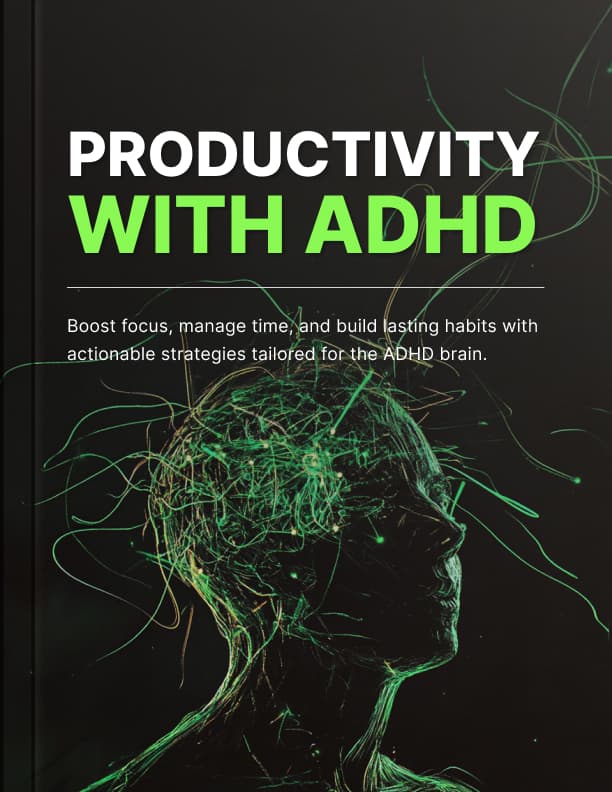 Productivity with ADHD & Practical Strategies to Stay Focused product cover